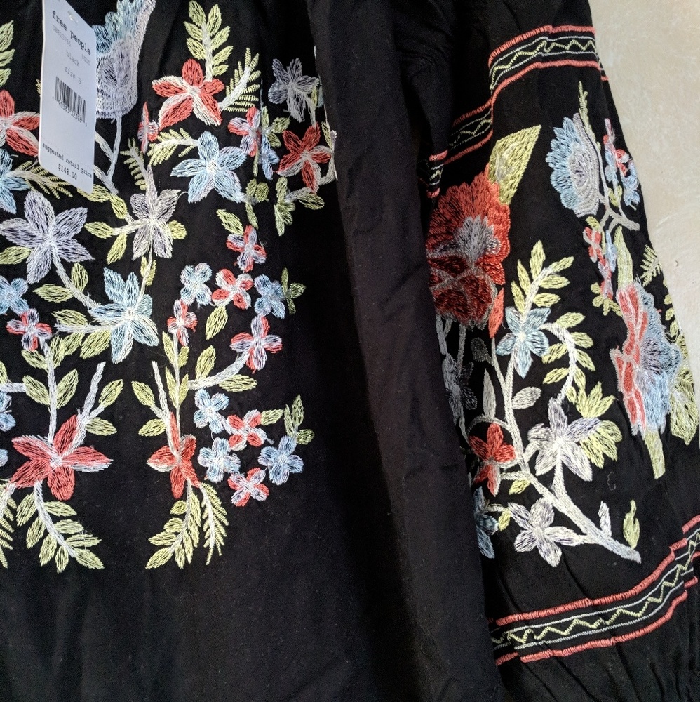 Free People Fleur De Jour Off the Shoulder Dress - Picture 7 of 8